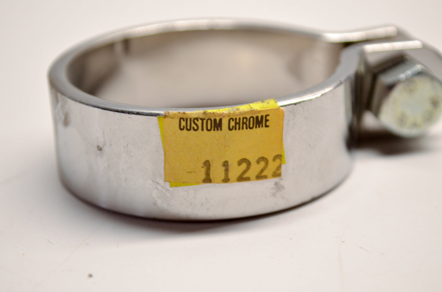 Custom Chrome 11222 Exhaust Clamp 1-7/8' NOS