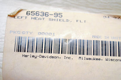 OEM Harley-Davidson 65636-95 Left Heatshield NOS