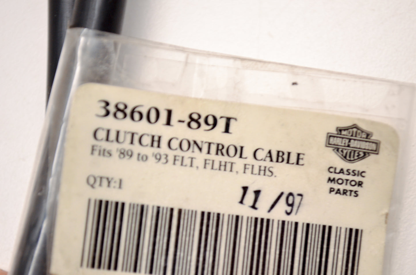 OEM Harley-Davidson 38601-89T Clutch Cable NOS