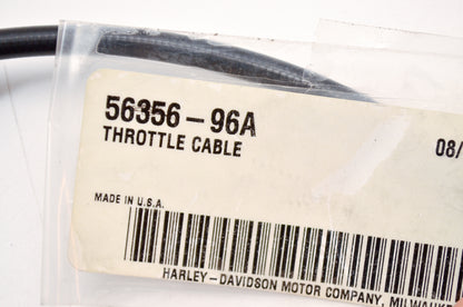 OEM Harley-Davidson 56356-96A Throttle Cable NOS