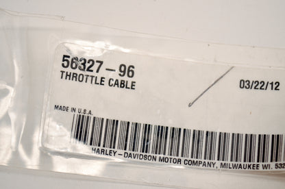 OEM Harley-Davidson 56327-96 Throttle Cable NOS