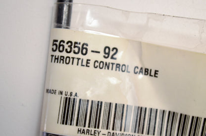 OEM Harley-Davidson 56356-92 Throttle Control Cable NOS