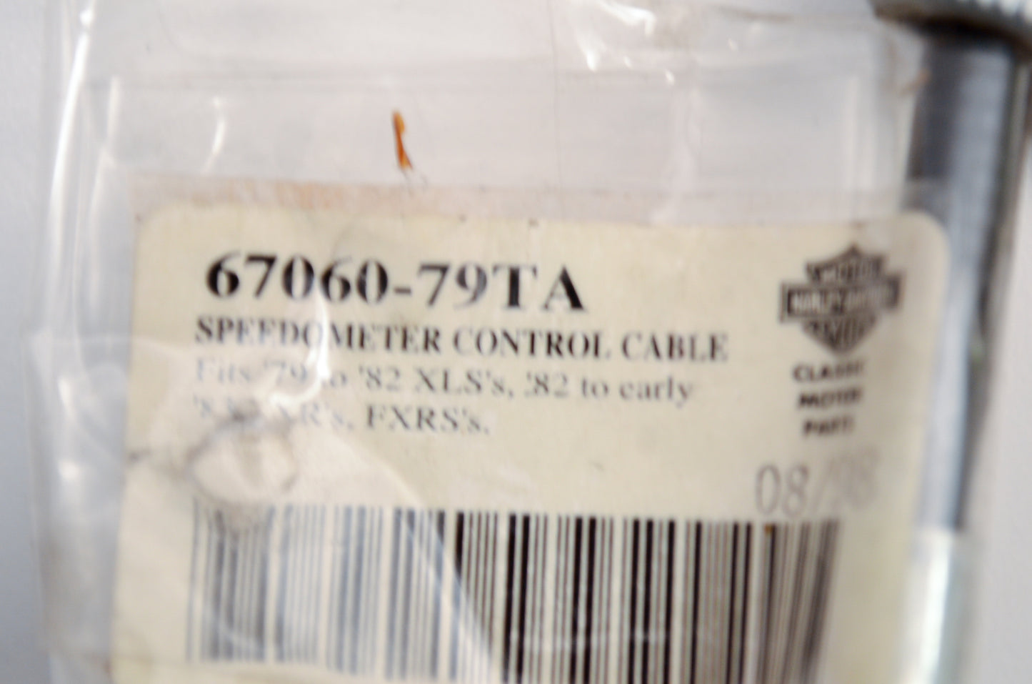 OEM Harley-Davidson 67060-79TA Speedometer Drive Shaft Cable NOS