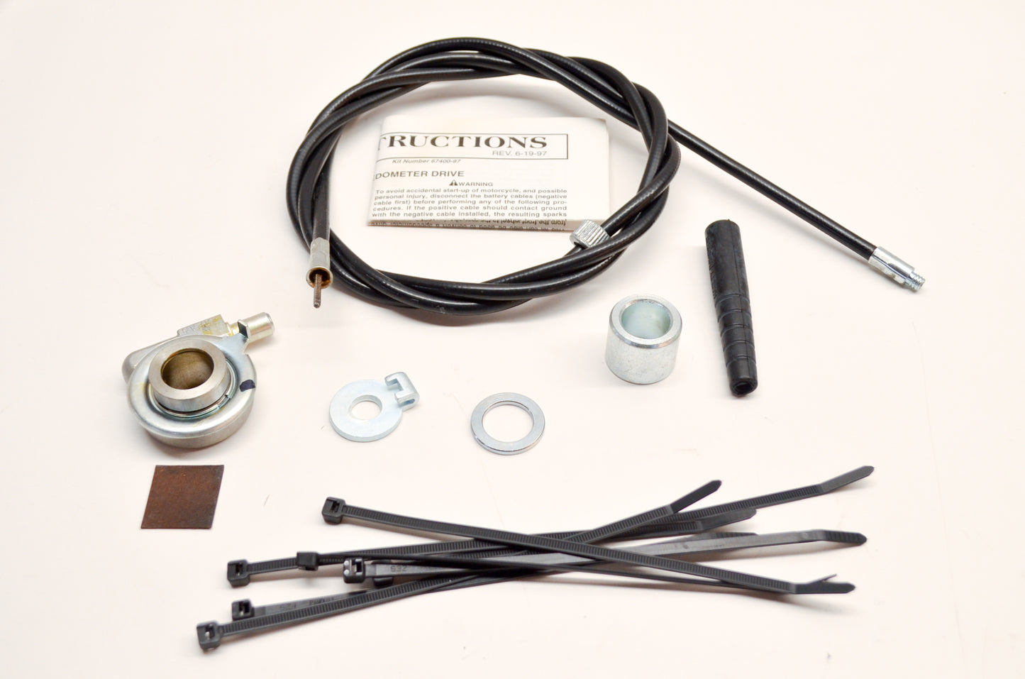 OEM Harley-Davidson 67401-97 Speedometer Drive Cable NOS