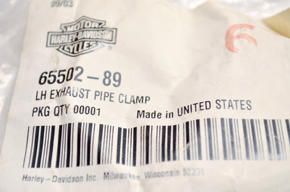 Left Hand Exhaust Pipe Clamp NOS