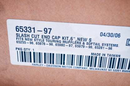 Exhaust End Cap Kit NOS