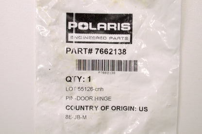 OEM Polaris 7662138 Door Hinge Pin NOS
