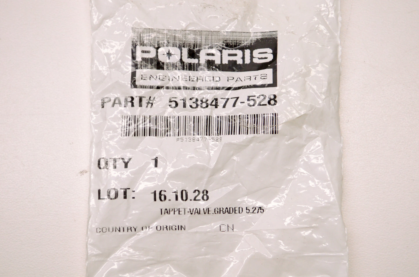 OEM Polaris 5138477-528 Valve Tappet Graded 5.275 NOS