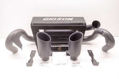 Gibson 98015 Gibson Polaris UTV Dual Exhaust Black Ceramic