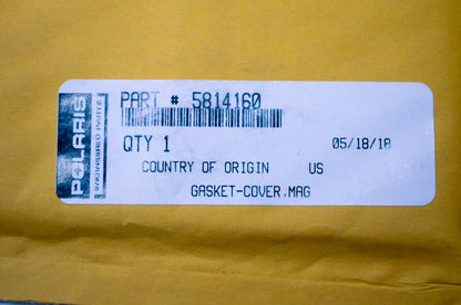 OEM Polaris 5814160 Stator Mag Cover Gasket NOS
