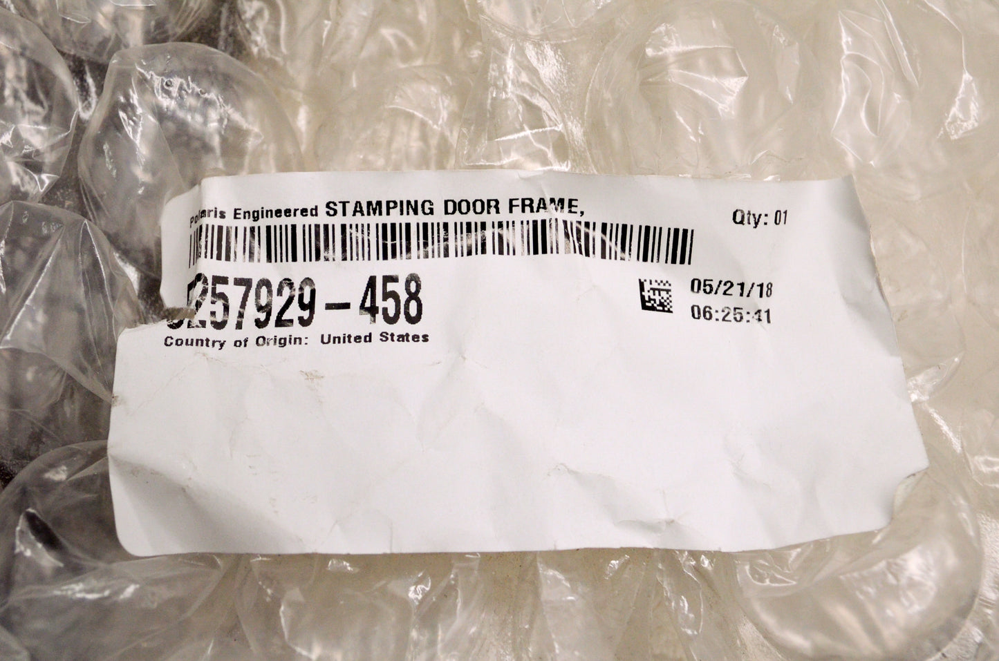 Black Left Hand Stamping Door Frame NOS
