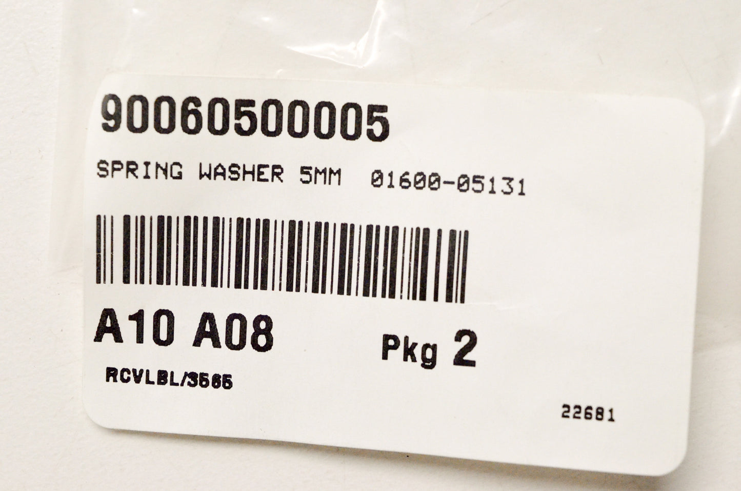 OEM Echo 90060500005 5mm Spring Washer Qty 2 NOS