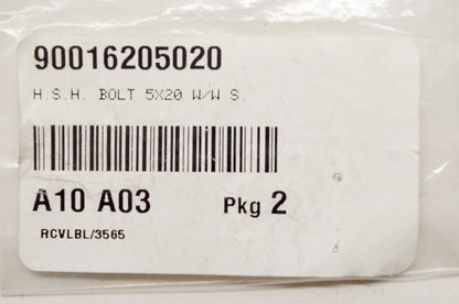 OEM Echo 90016205020 5x20 Bolt Qty 2 NOS