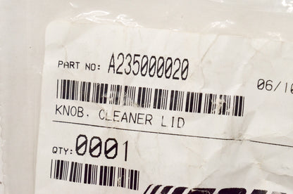 OEM Echo A235000020 Cleaner Lid Knob NOS