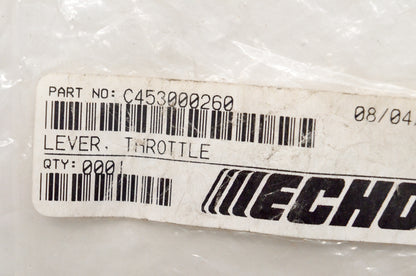OEM Echo C453000260 Throttle Lever NOS