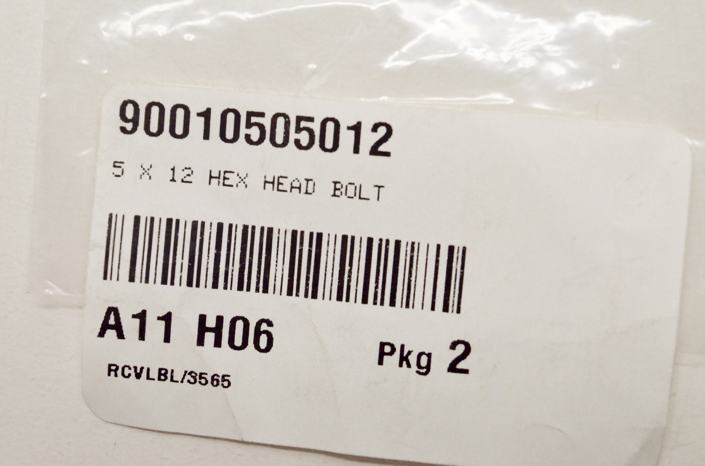 OEM Echo 90010505012 Hex Head Bolt 5x12 Qty 2 NOS