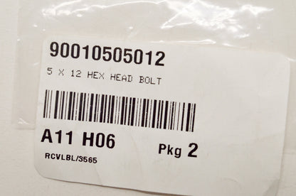 OEM Echo 90010505012 Hex Head Bolt 5x12 Qty 2 NOS