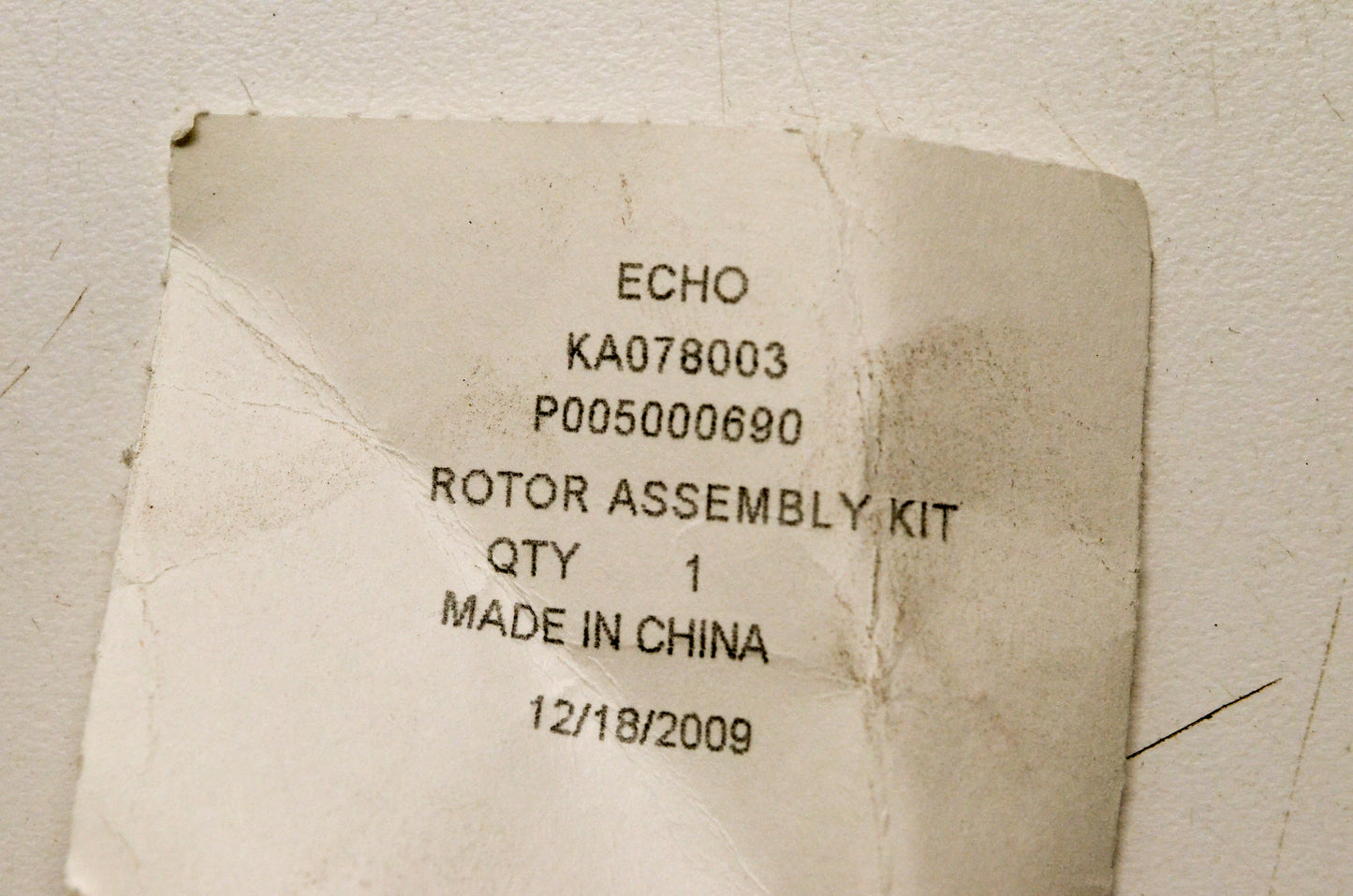 OEM Echo P005000690 Rotor Assembly Kit NOS