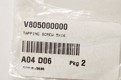 OEM Echo V805000000 5x16 Tapping Screw Qty 2 NOS