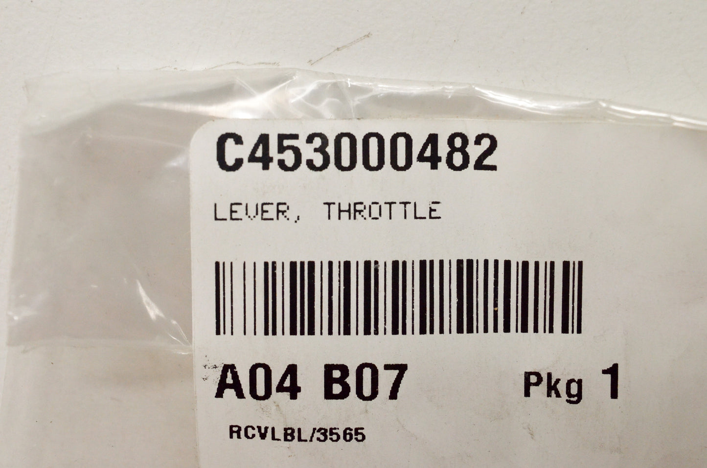 OEM Echo C453000482 Throttle Lever NOS