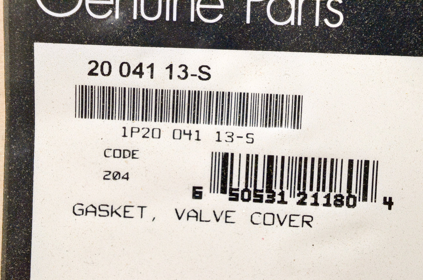 Kohler 20-041-13-S Valve Cover Gasket NOS
