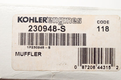 Kohler 230948-S Muffler NOS