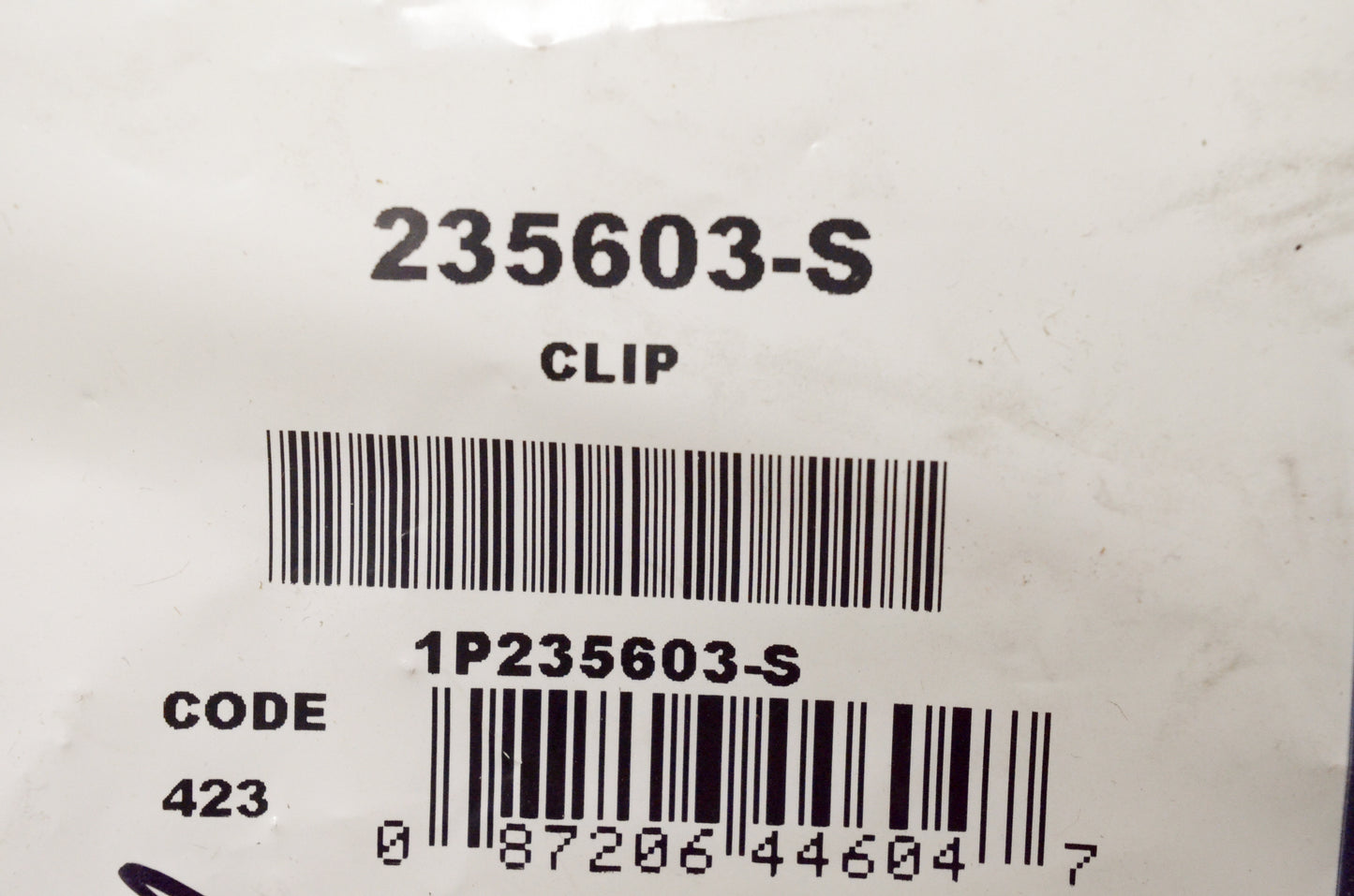 Kohler 235603-S Cable Clip NOS