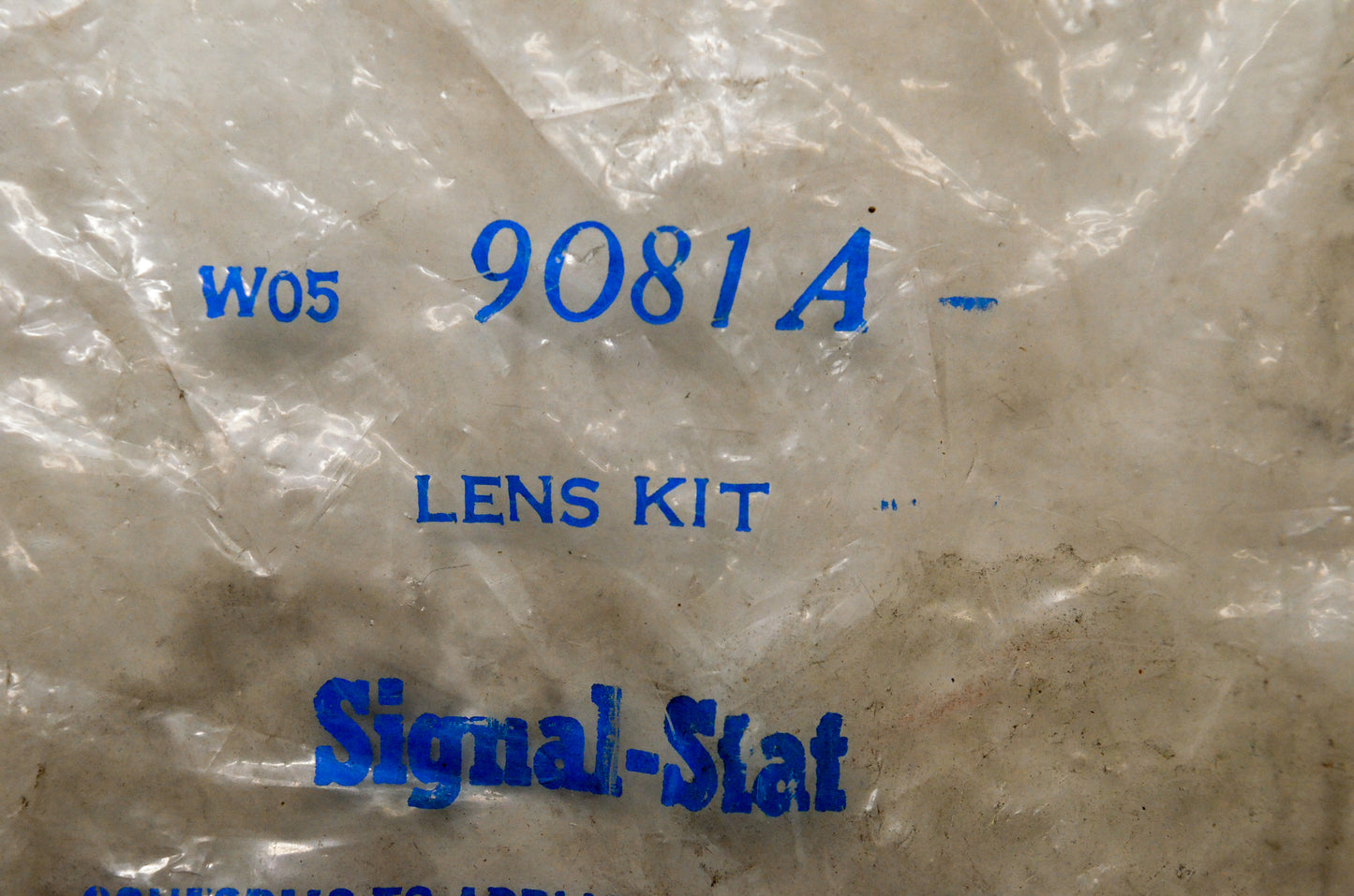 Signal-Stat 9081A Amber Marker Light Lens NOS