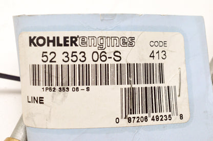 Kohler 52-353-06-S Red Tracer Oil Line NOS