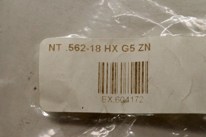 Hustler 604172 .562"-18 Top Spindle Nut NOS