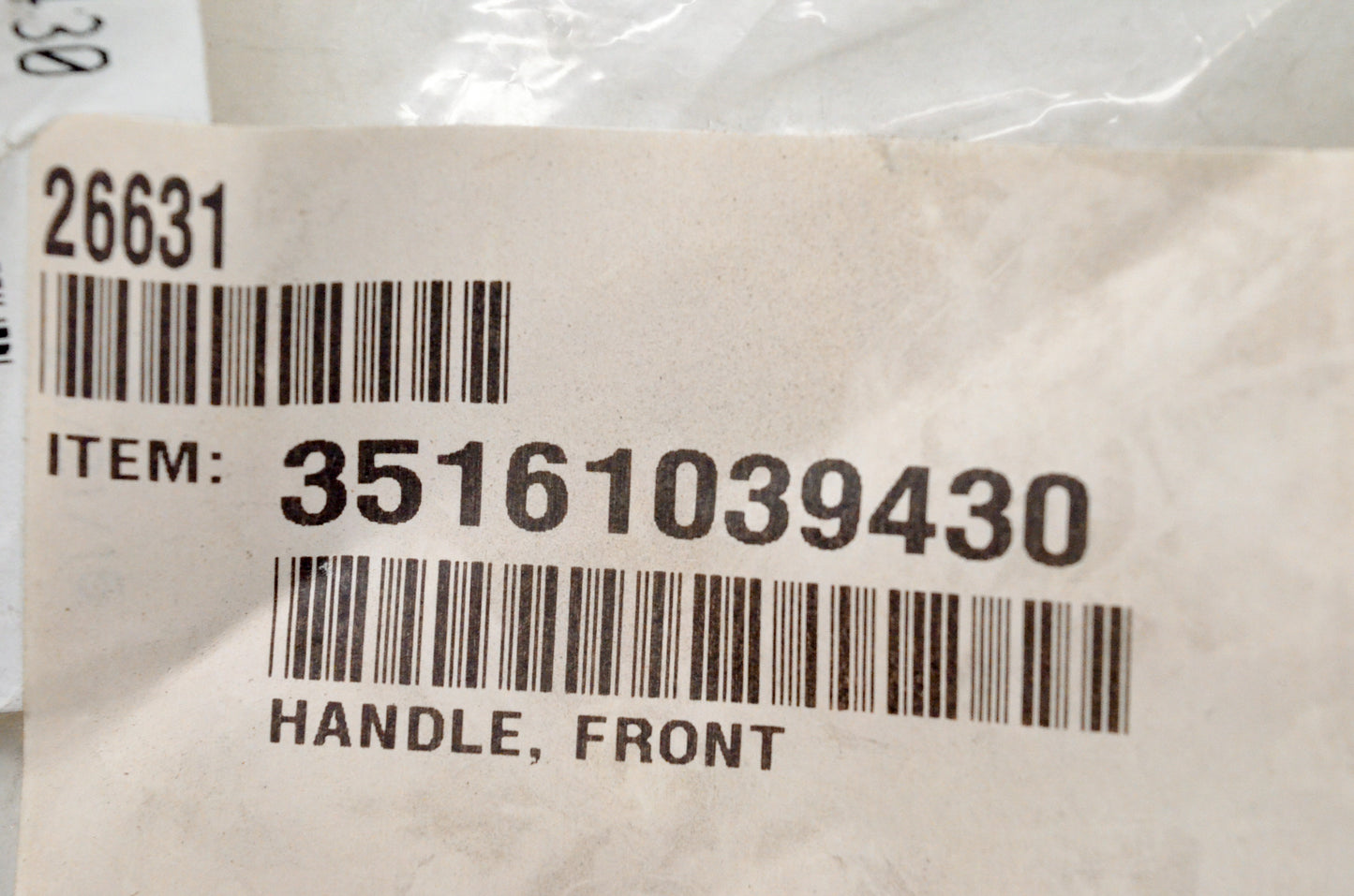 OEM Echo 35161039430 Front Handle NOS