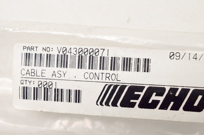 OEM Echo V043000071 Control Cable Assembly NOS