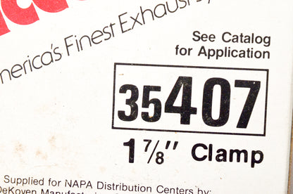Napa 35407 1 7/8" Exhaust Clamp NOS