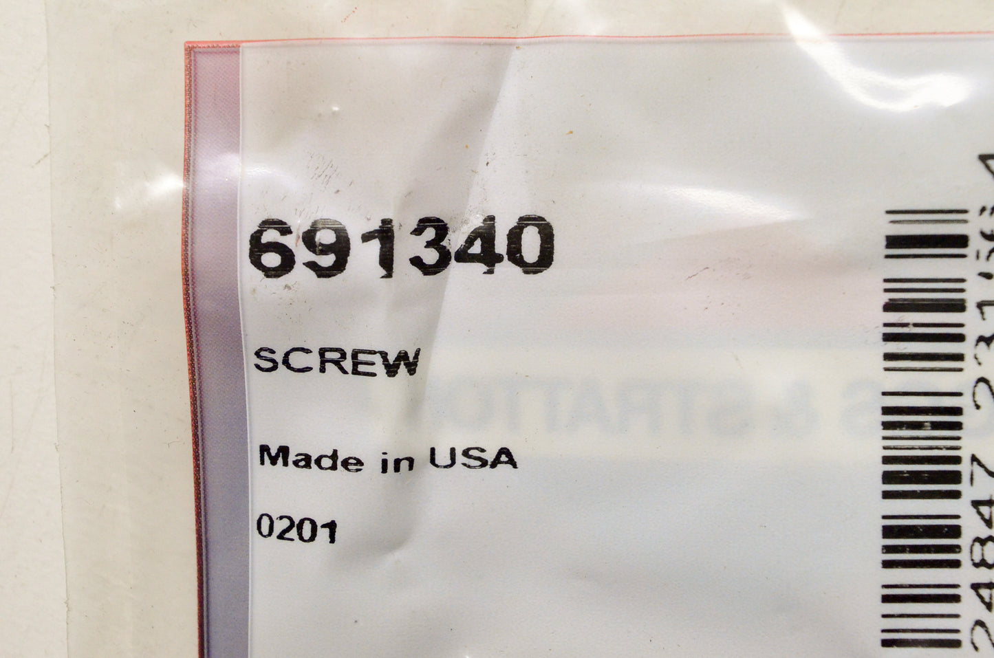 OEM Briggs & Stratton 691340 Screw NOS