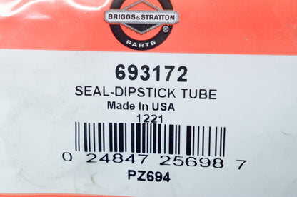 OEM Briggs & Stratton 693172 Dipstick Tube Seal NOS