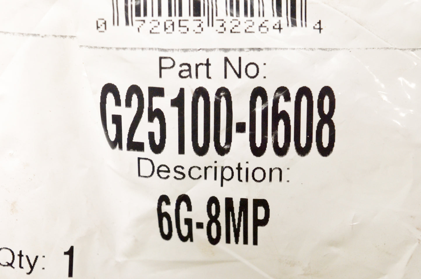 Gates G25100-0608 Hose End Fitting Coupling NOS