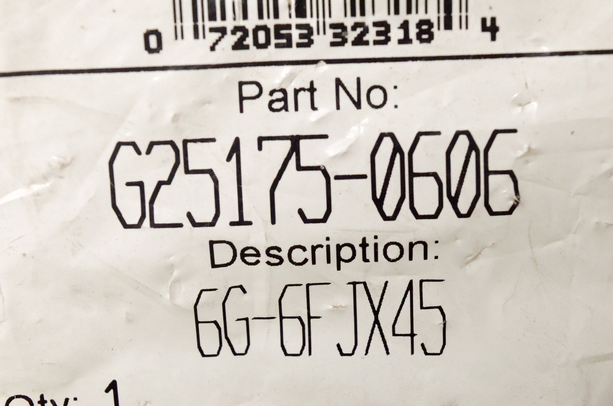 Gates G25175-0606 Hose End Fitting NOS