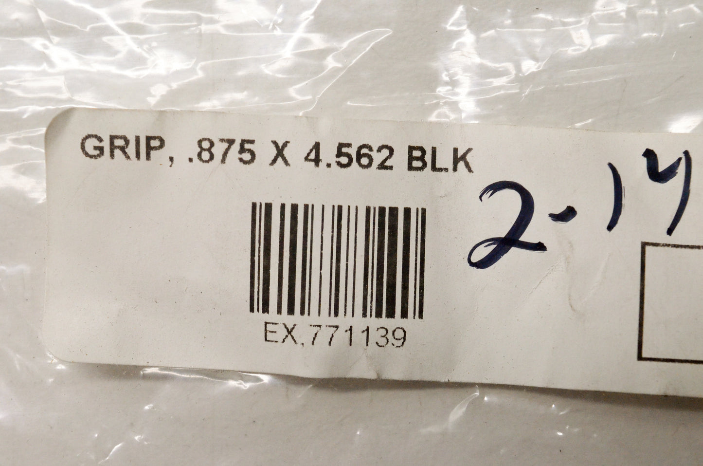 Hustler 771139 Black Grip .875 x 4.562 NOS