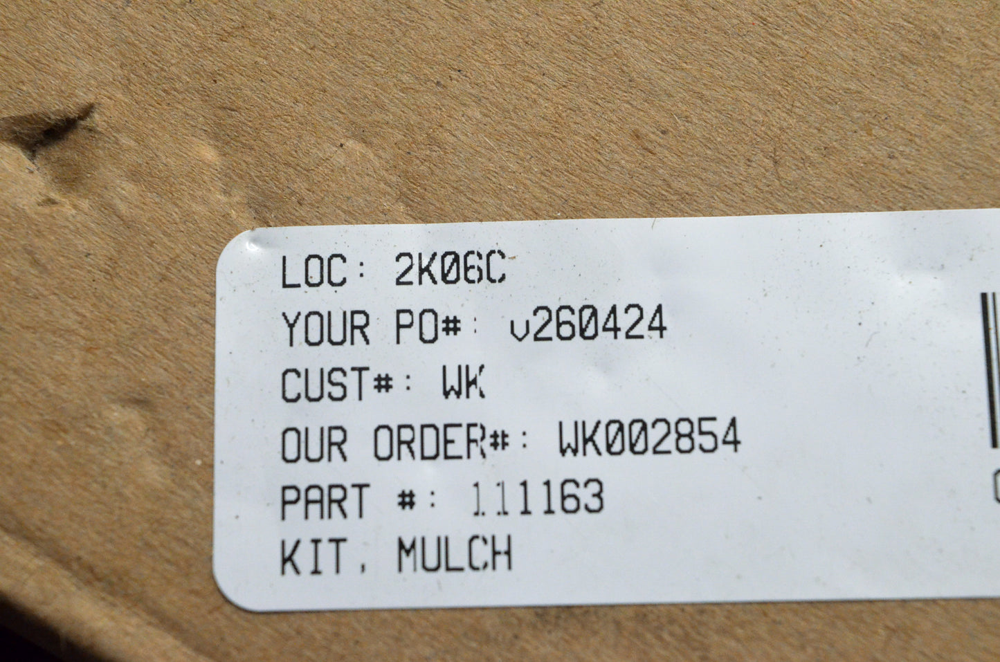 Hustler 111163 42" Mulch Kit NOS