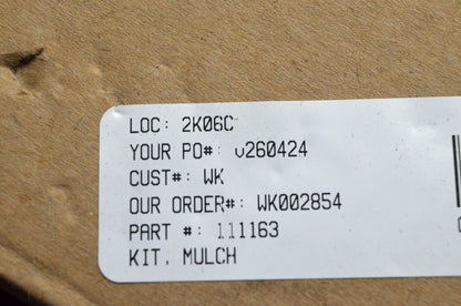 Hustler 111163 42" Mulch Kit NOS