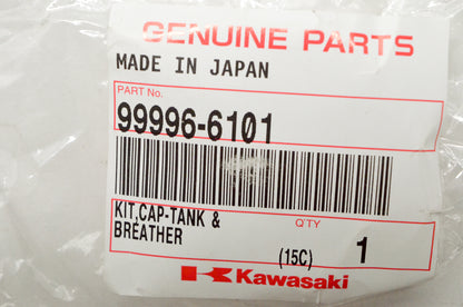 OEM Kawasaki 99996-6101 Tank & Breather Cap Kit NOS
