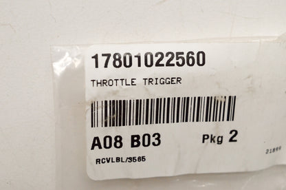 OEM Echo 17801022560 Throttle Trigger Qty 2 NOS