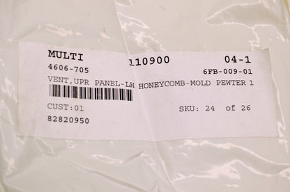 OEM Arctic Cat 4606-705 Upper Panel Vent NOS