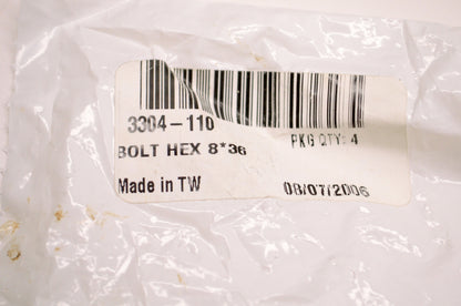 OEM Arctic Cat 3304-110 Handle Bar Clamp Bolt 8x36 QTY 2 NOS