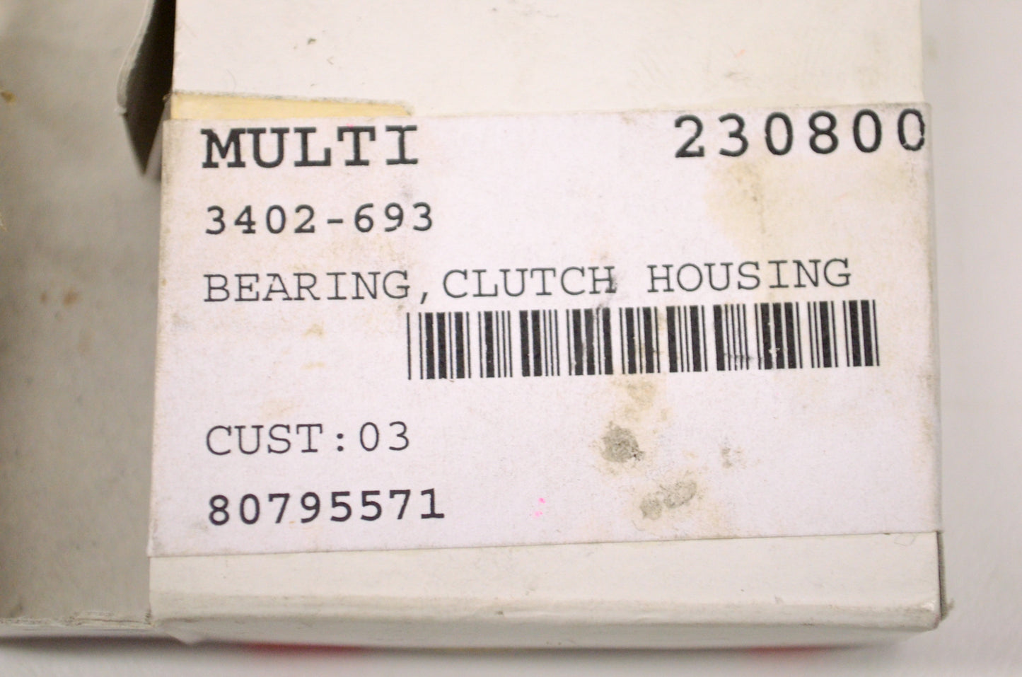OEM Suzuki 3402-693 Clutch Bearing NOS