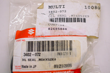 OEM Arctic Cat 3402-072 Oil Seal M34x52x9 NOS