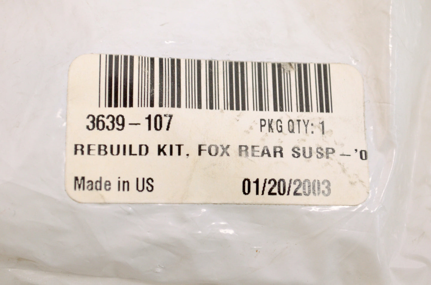 OEM Arctic Cat 3639-107 Rear Suspension Rebuild Kit NOS