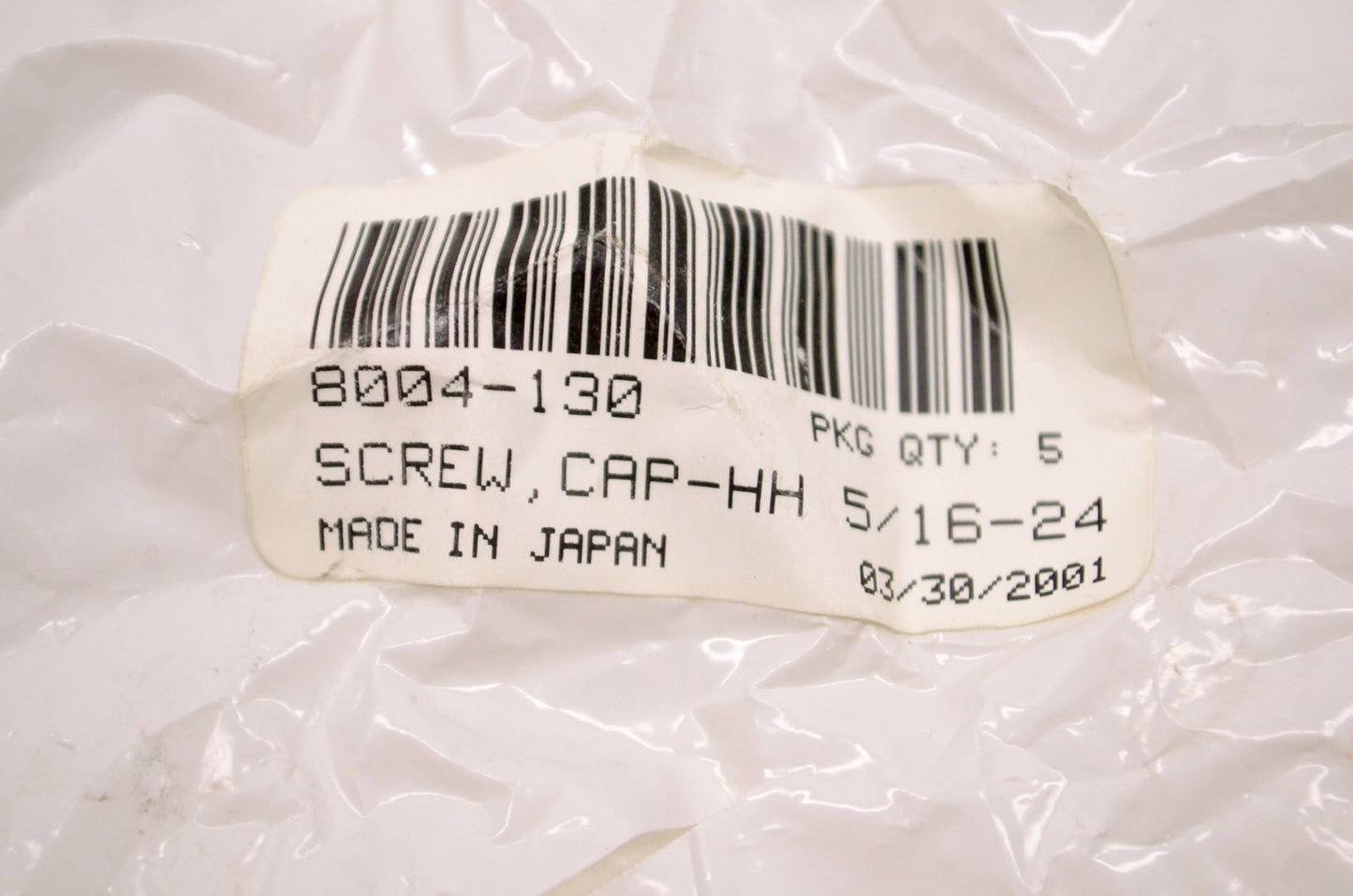 OEM Arctic Cat 8004-130 Hex Head Screw QTY 5 NOS