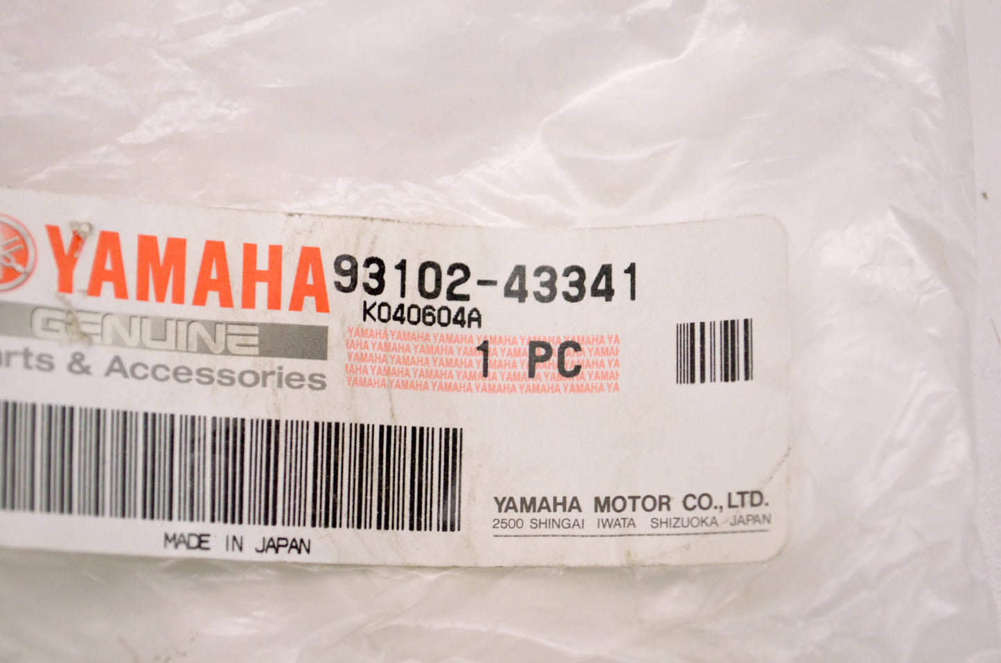 OEM Yamaha 93102-43341-00 Oil Seal NOS