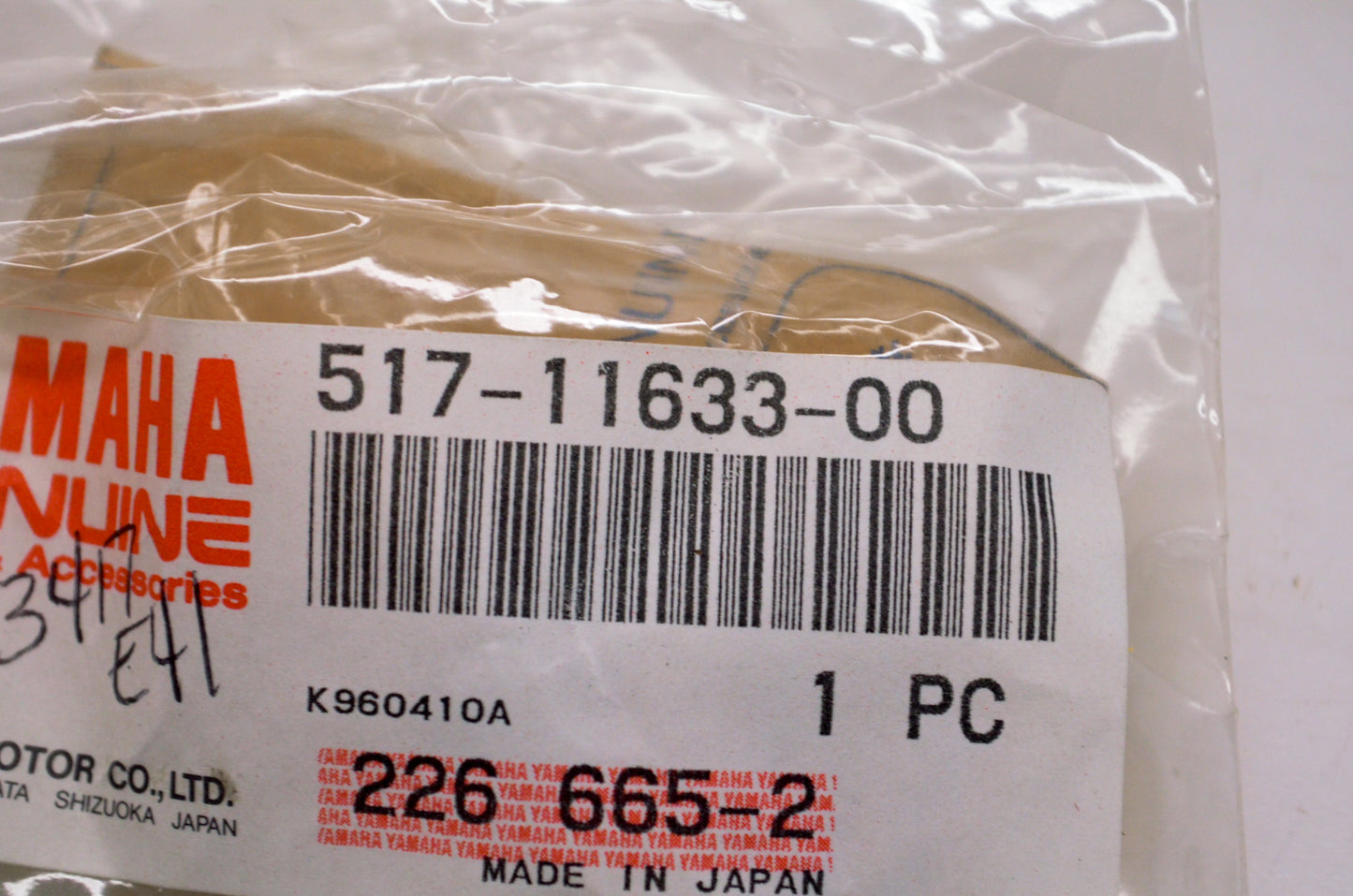 OEM Yamaha 517-11633-00-00 Piston Pin NOS